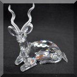 C18. Swarovski Crystal antelope. 